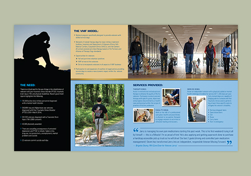 Veterans Moving Forward 4-fold brochure; four fold brochure; pamphlet